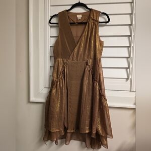 Shimmering Gold Dress